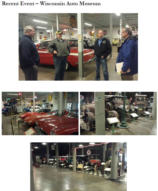 Recap of Wisconsin Auto Museum Event
